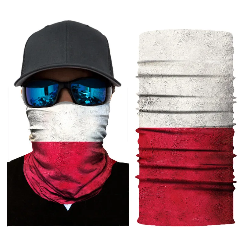 3D Printing Magic Seamless Mask Russia, USA, Canada, Switzerland, Spain, Argentina, Brazil,UK Flag Bandana Mountaineering Scarf