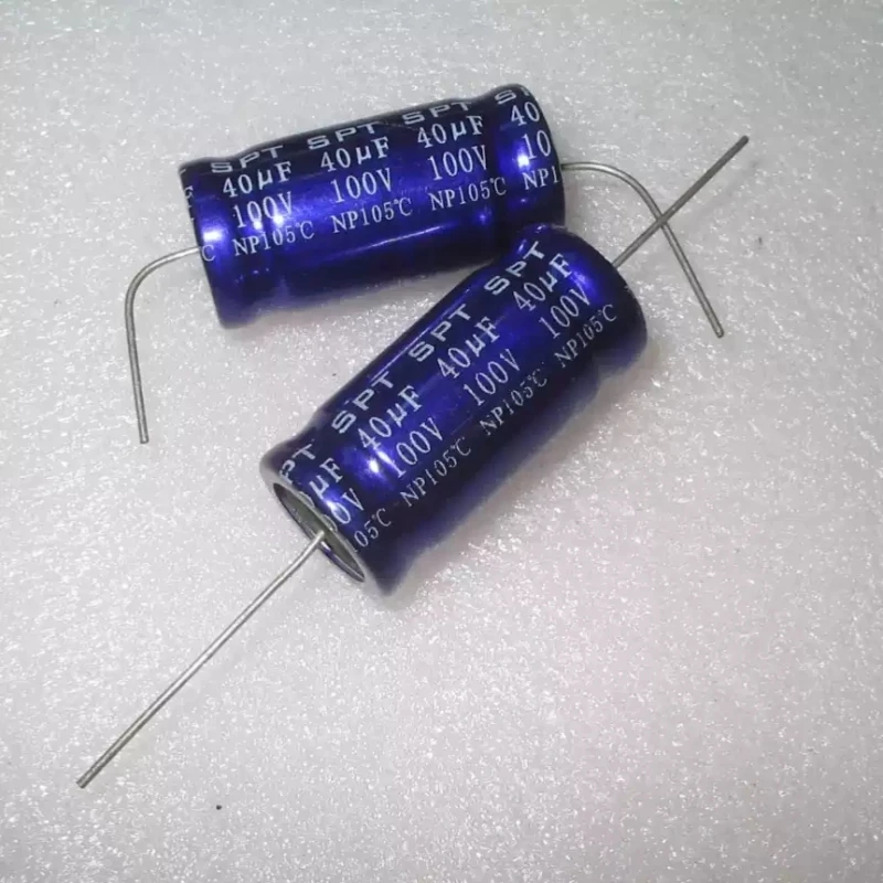SPT 100V 40UF Audio Dedicated Axial Polarized Capacitor