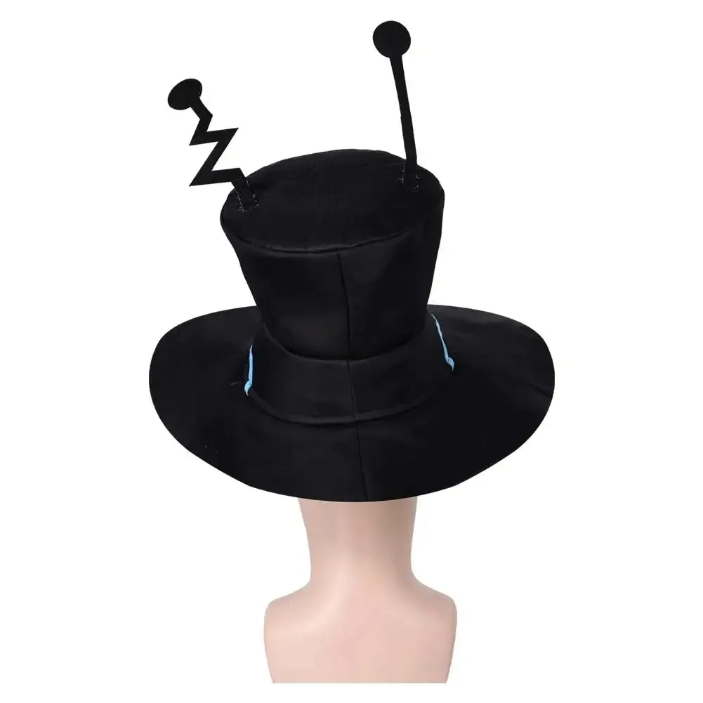 Sombrero de Cosplay de Anime Vox para hombre y mujer, gorra de dibujos animados Hell Inn Roleplay, accesorios de disfraz Unisex, accesorios de traje de Halloween