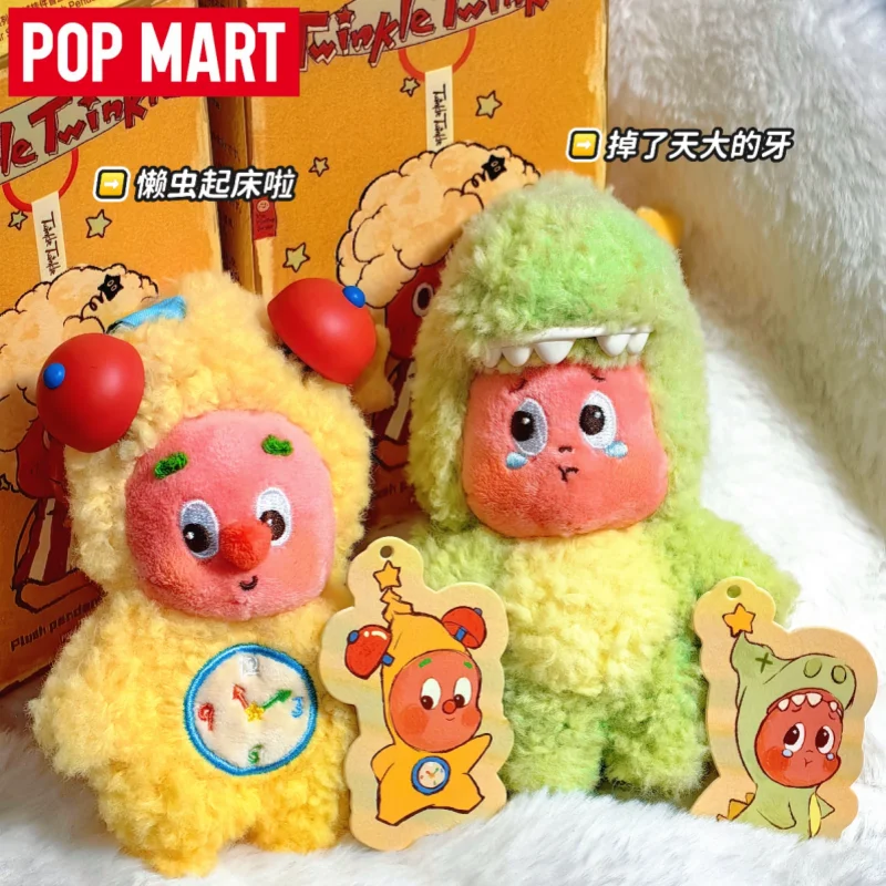 Heiß begehrte Original Pop Mart 123 Twinkle Twinkle Serie Blindbox Vinyl Kawaii Anhängerfigur Sammlerstück Desktop-Spielzeug Überraschungsbox Geschenke