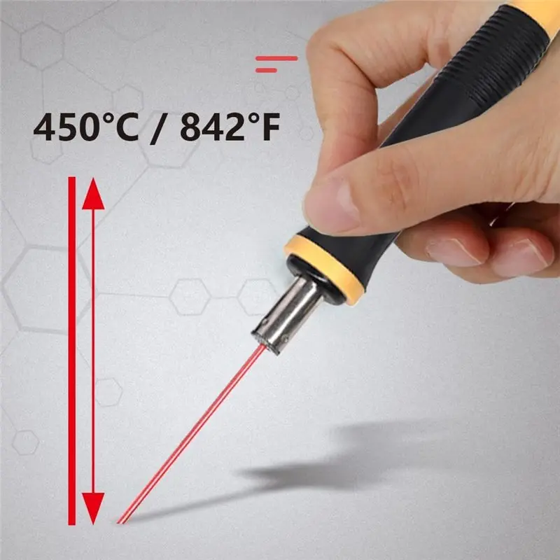 ABJJ Foam Cutter Hot Wire Electric Styrofoam Cutting Pen Tool 2 Needles, Heat-Insulated Handle, US Plug, Higher Temperature