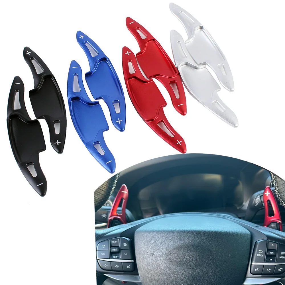 Shifter Paddle For Lincoln Aviator Ford Explorer PHEV ST-Line Hybrid 2020 2021 2022 Car Steering Wheel DSG Extend Gear Stickers