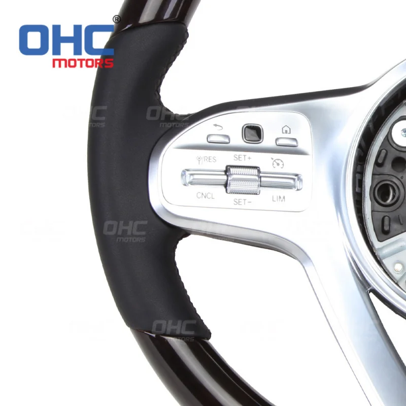 For Mercedes-Benz Maybach S-Class car leather and wood steering wheel assembly modification