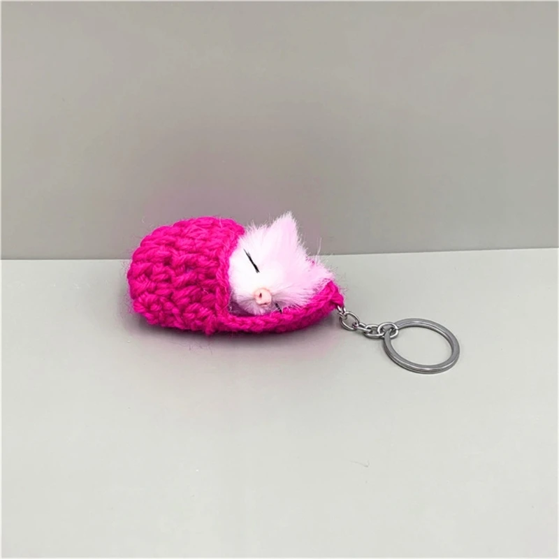 Sleeping Keychain Plush Keychains Keyring Bag Keychain Plush Keyring