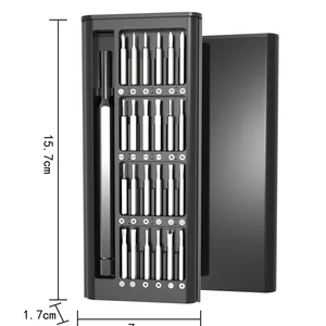 Setzen Sie Magnetic Spit Switch, Präzisionsbits, Elektronik, Computer, PC, telefonische Demontage, multifunktionales Wartungstool, 24 in 1 8 Hauptverkaufstelefonpunkt - №8