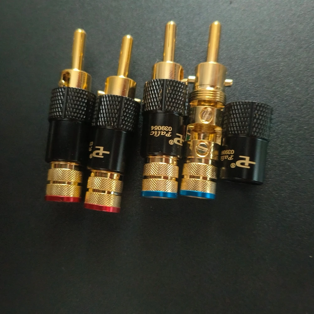 4 Stück High-End Neue Kupfer-Bananenstecker für Lautsprecherkabel, HiFi-Audio-Verstärker, CD-Player, DVD, VCD, Lautsprecherkabel-Verbinder – Detail 3