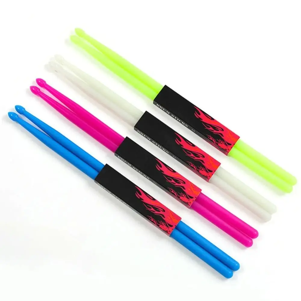 Аксессуары Нейлоновые светящиеся барабанные палочки Светящиеся 5А Аксессуары для музыкальных инструментов Барабан