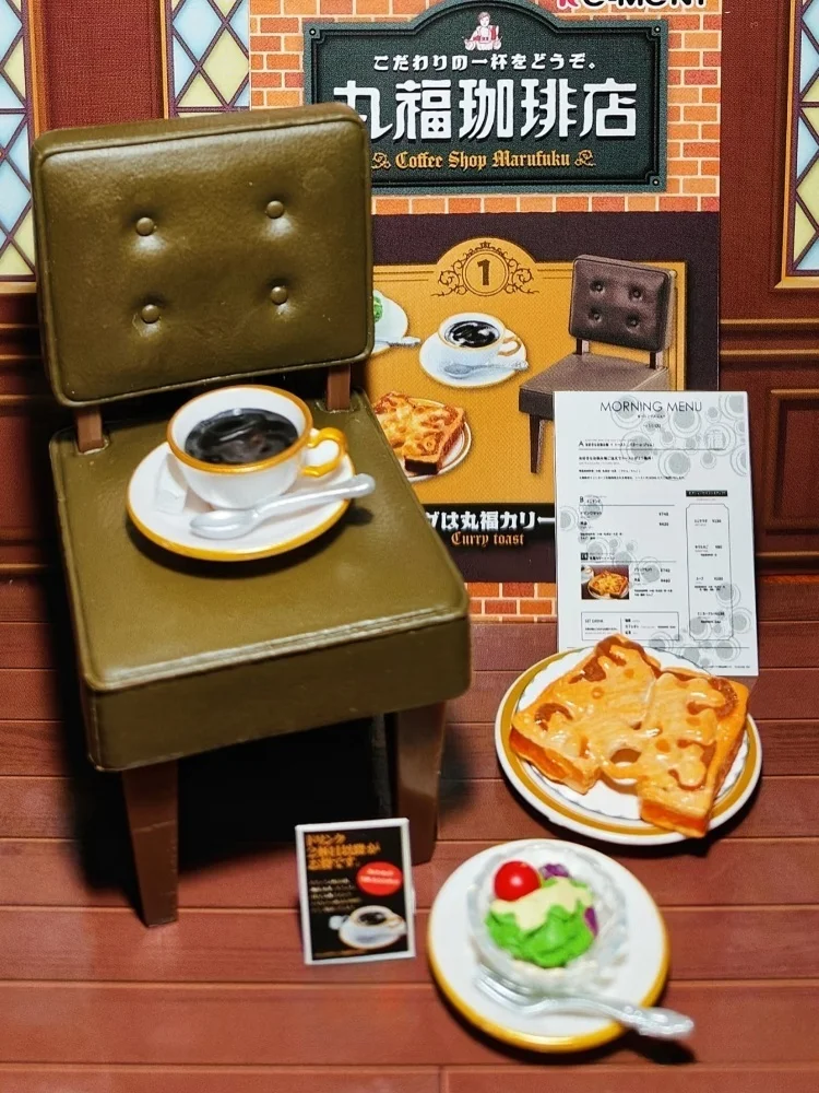 ตุ๊กตาโมเดลร้านกาแฟโคมีดะ รุ่น Re-ment Candy Blind Box ของตกแต่งตั้งโต๊ะขนาดเล็ก ของขวัญสำหรับเด็ก ของสะสม