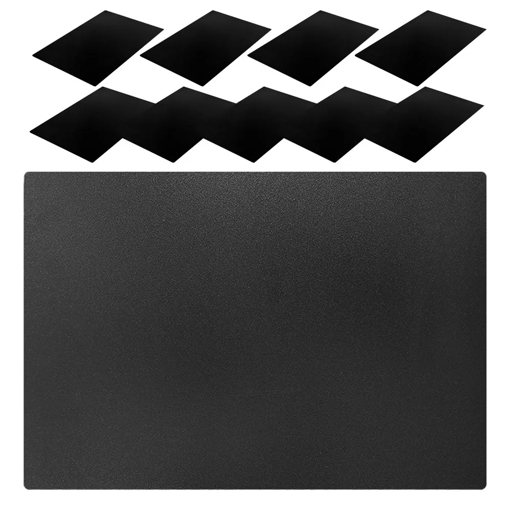 

10Pcs Nail Art Palette Plastic Reusable Portable Makeup Color Mixing Board Training Tool Manicure Painting Tray Salon Supplies