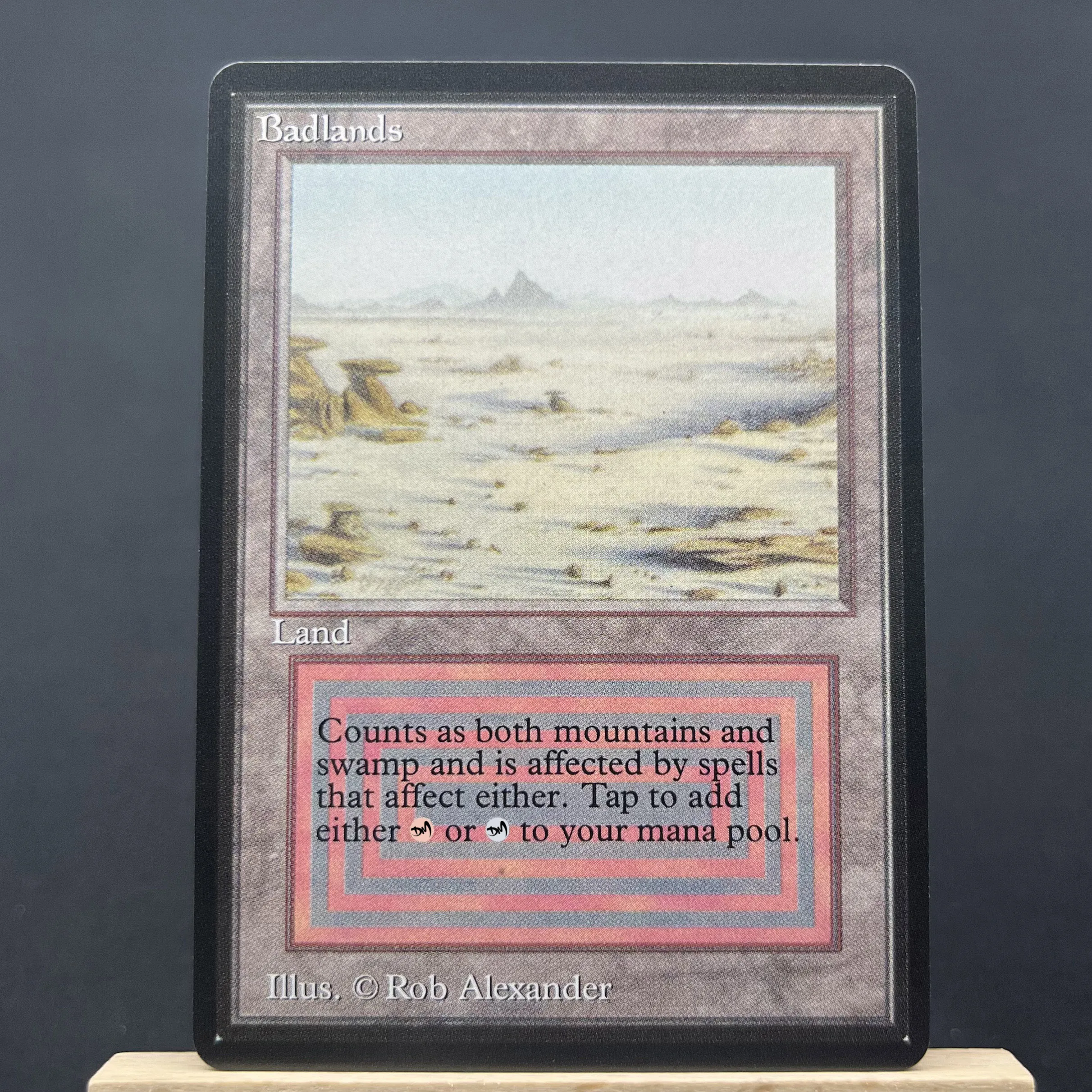 Beta MIX1-Ⅰ03 Tcg cards magical proxy German Black Core dual lands beta taiga the tundra plateau savannah bayou gathering