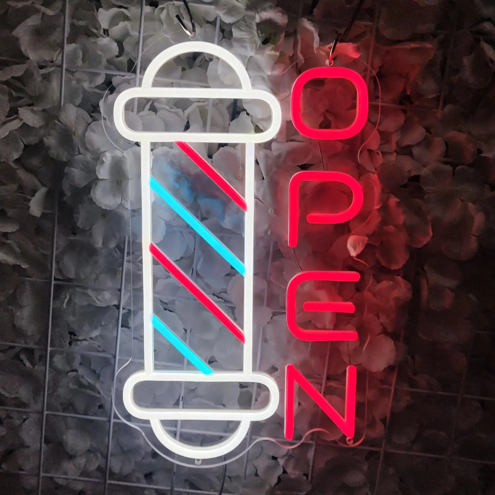 

Barber Shop Neon Sign for Hair Salon Studio LED Business Store Logo Wall Decor Neon Night Light Hairdresser Store Opening Gift