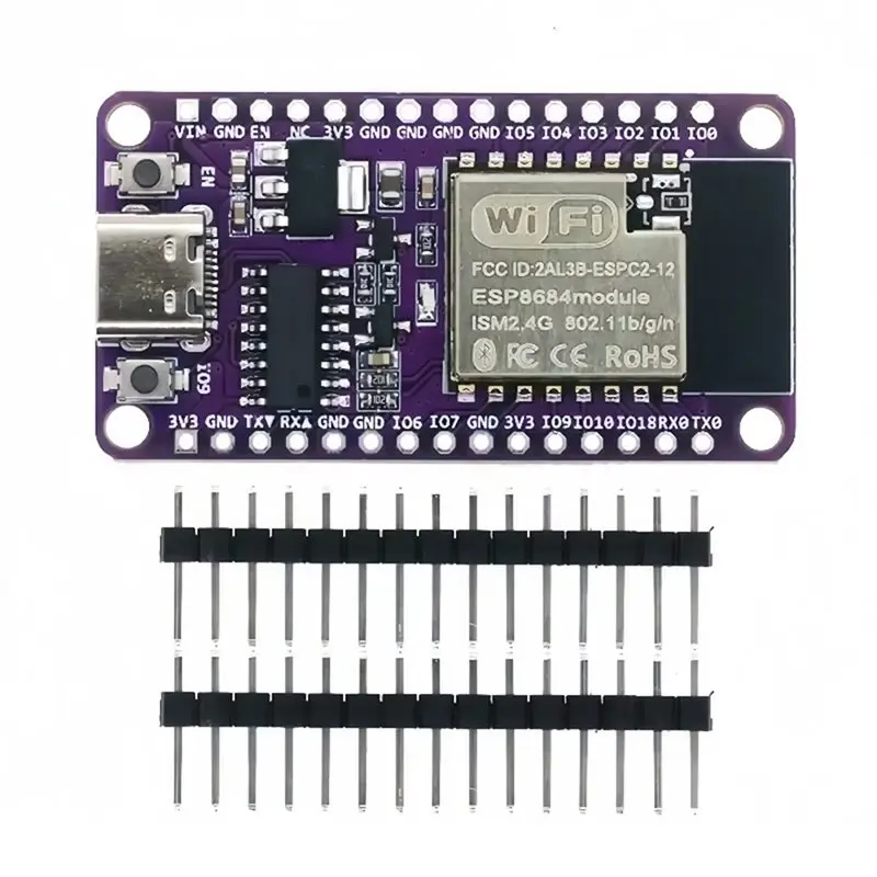 

NODEMCU-For ESP32-C2 для ESP8684-Devkit M-1, совместимая с ESP32-C2, плата разработки модуля Wi-Fi 2.4G