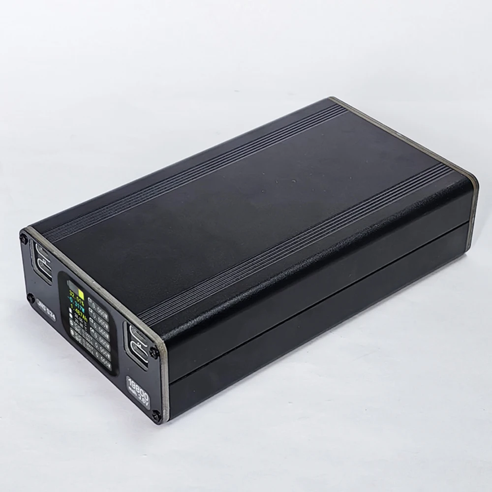 PD3.1 140W 480W 7/21Cell 21700 DIY Power Bank Case DC Adjust Current Voltage Laptop No Battery No Welding Color Screen 105000mah