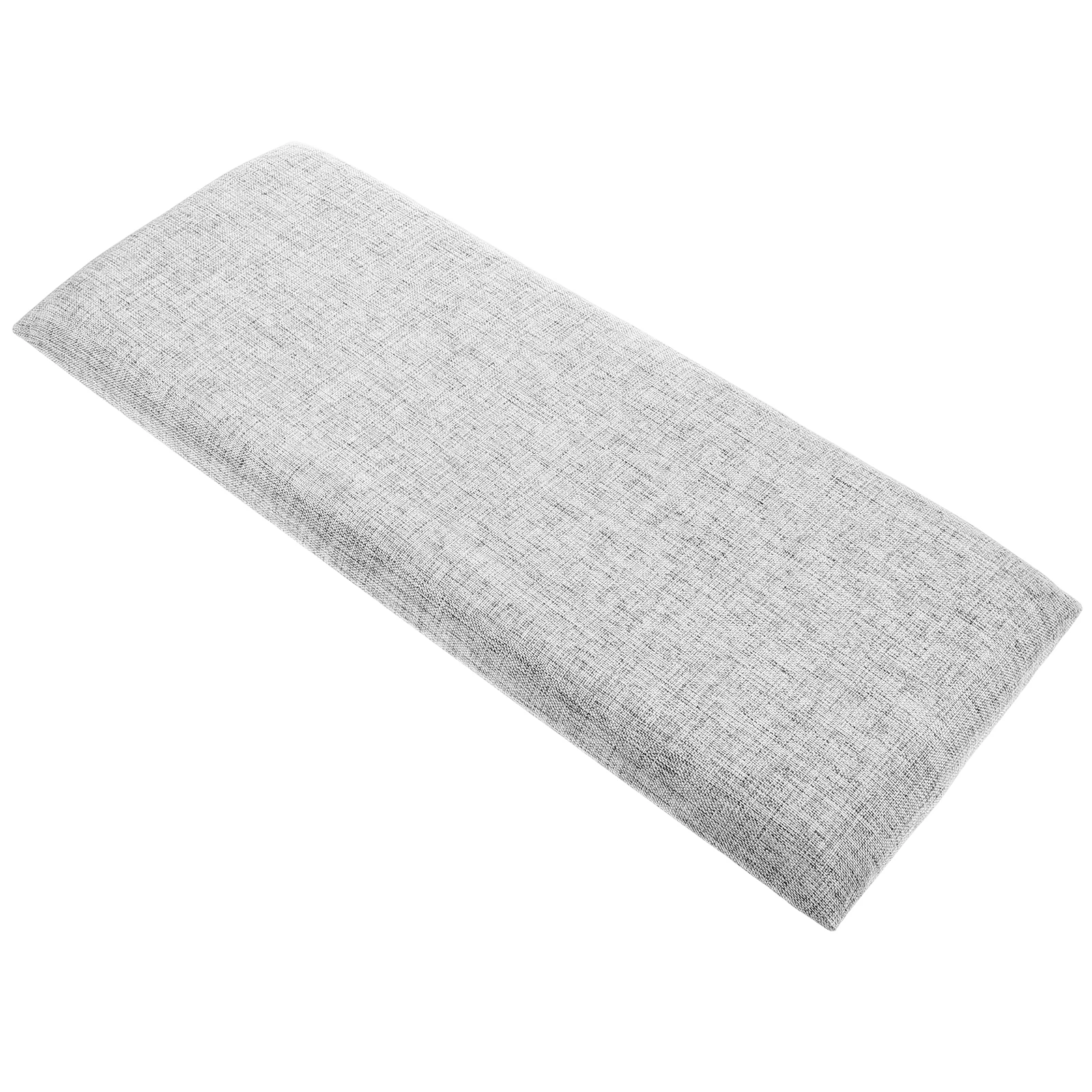 

20x50x3.2cm Bed Headboard Protector Soft Cotton Linen Anti Collision Wall Pad Self Adhesive Bedroom Decor Baby Proof Black Gray