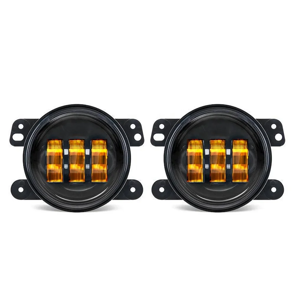 

Youstar-Light 4 Inch Amber LED Fog Lights for 2007-2018 Wrangler JK Unlimited JK