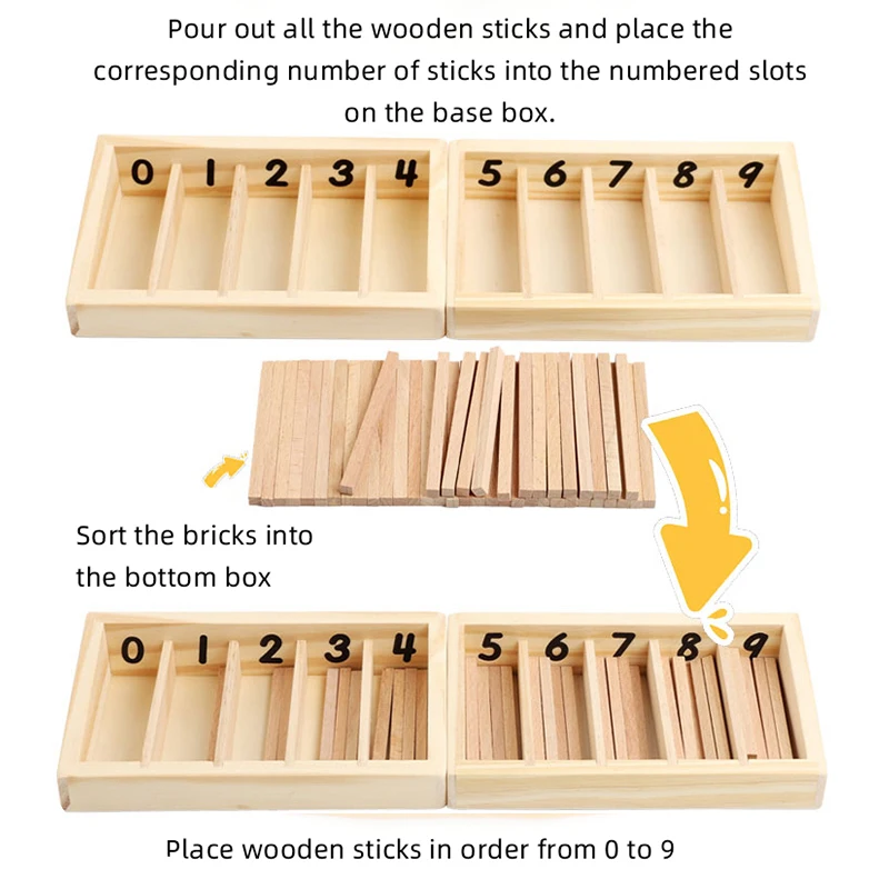 스핀들 박스 어린이 조기 개발 계산 스틱 소년 소녀 전문 계산 조기 학습 도구 수학 장난감