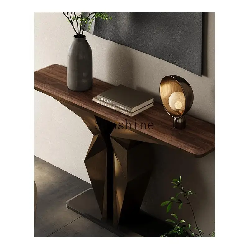 

North American black walnut porch, modern villa foyer series furniture