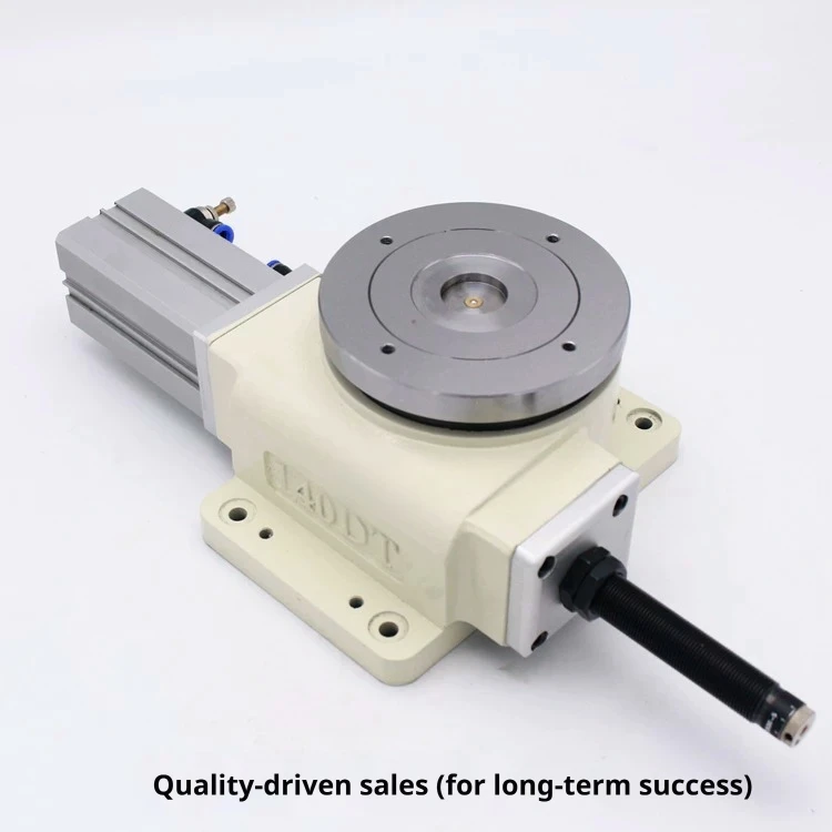 Fully Automatic Pneumatic Indexing Disc, Rotating Worktable and Dividing Disc Divider HSD-140DT Pneumatic Chuck Rotation