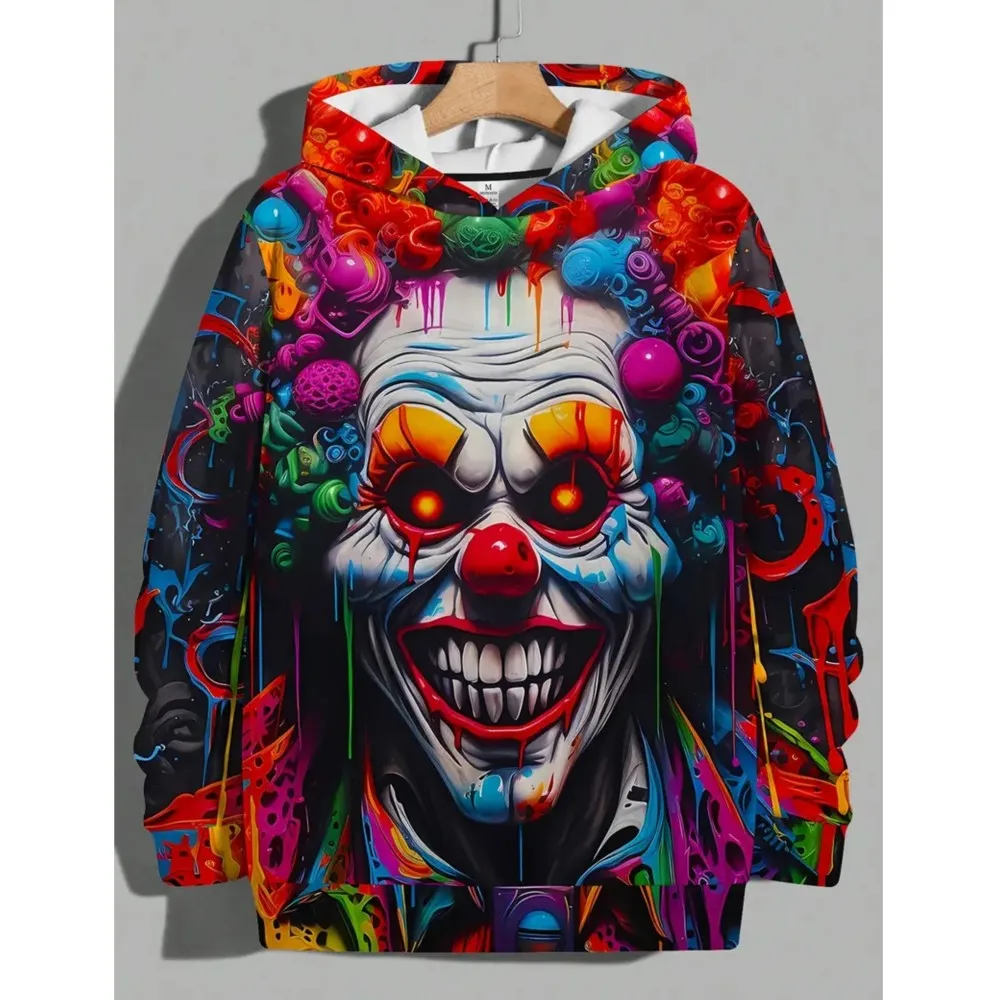 Vintage الرجال مقنعين الذئب الأفعى ثلاثية الأبعاد مطبوعة معركة الحيوان نمط البلوز الرباط الرياضة كم طويل بلايز ملابس الرجال عادية #1