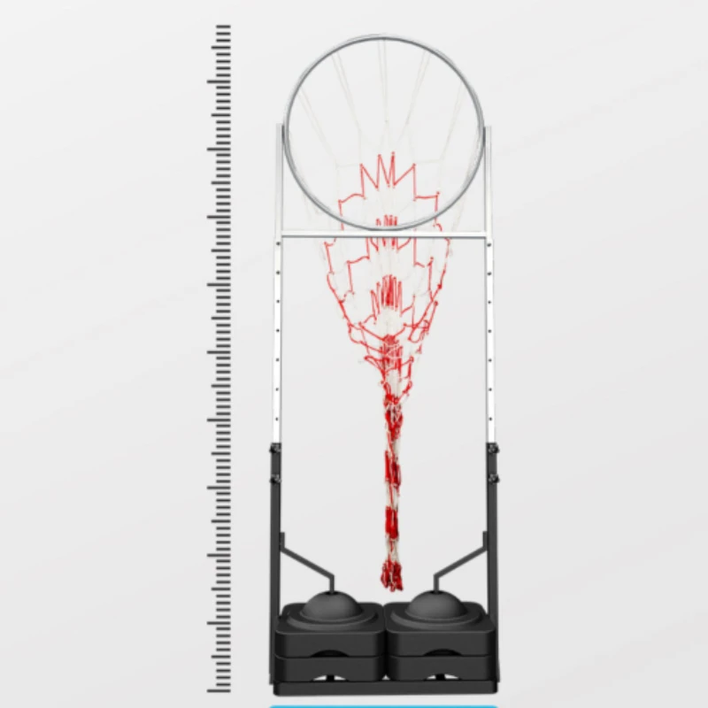 Стандартное оборудование для входа в старшую школу, баскетбольное тренировочное оборудование, регулируемое по высоте кольцо для обучения