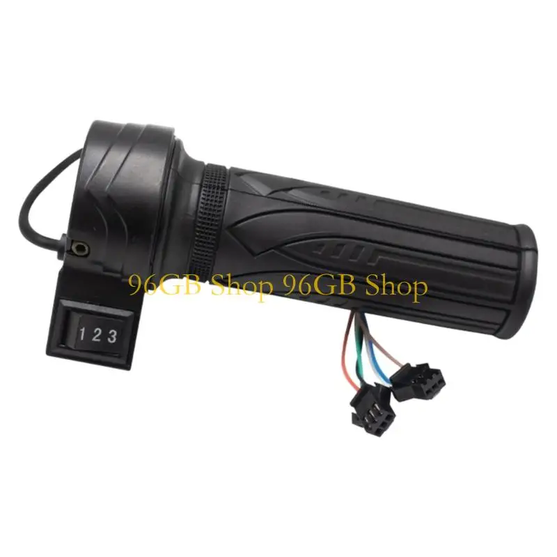 96GB Single Electric Bike Grip Handle with Textured Twist Hold Area