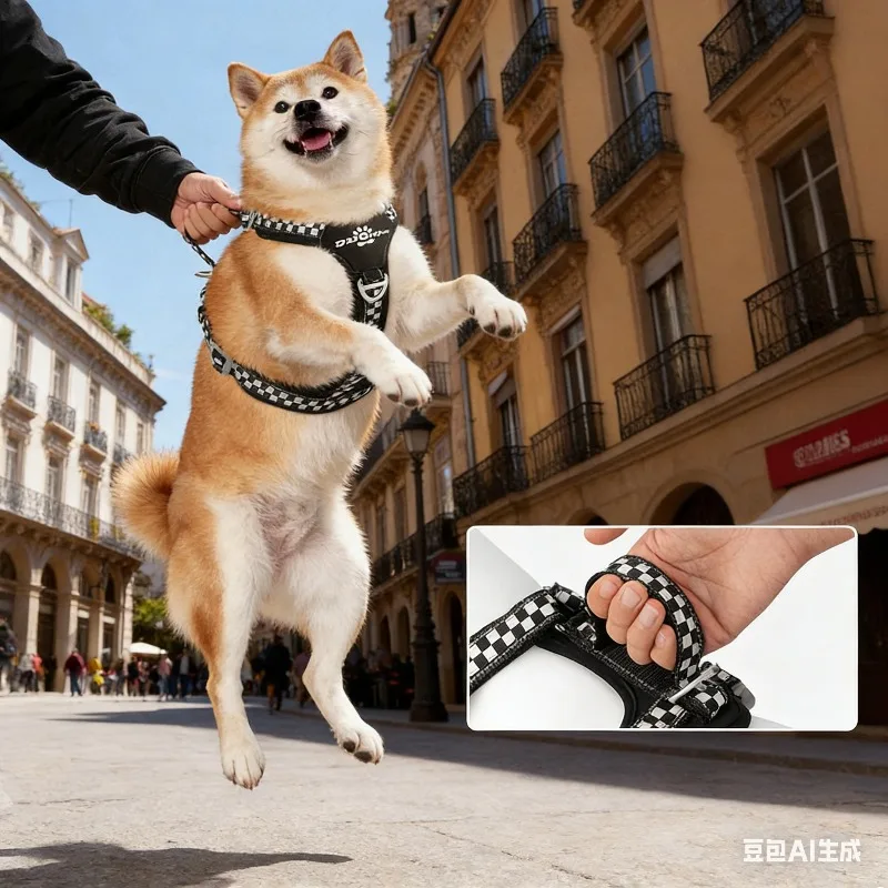 

Светоотражающая дышащая шлейка для собак с мягкой подкладкой, регулируемая, для дрессировки, роскошные аксессуары и принадлежности для домашних животных