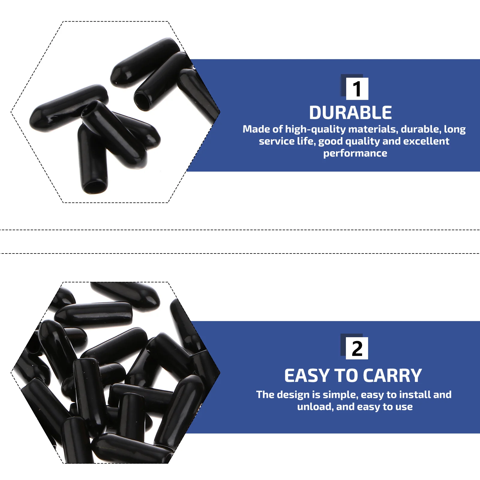 

100pcs 5Mm Prong Rack Replacement Wire Thread Protector For Rust Scratch Protection Compatible With Most Dishwasher Baskets Pvc