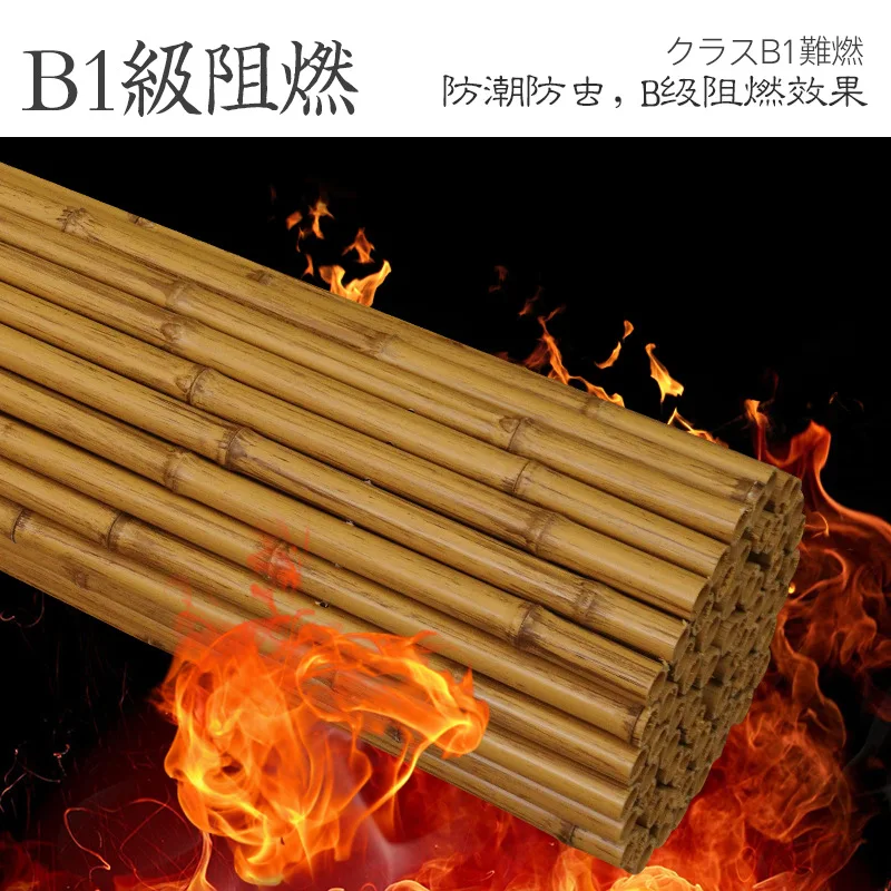 Simulation bamboo fence anti-corrosion bamboo pole Japanese bamboo fence fence