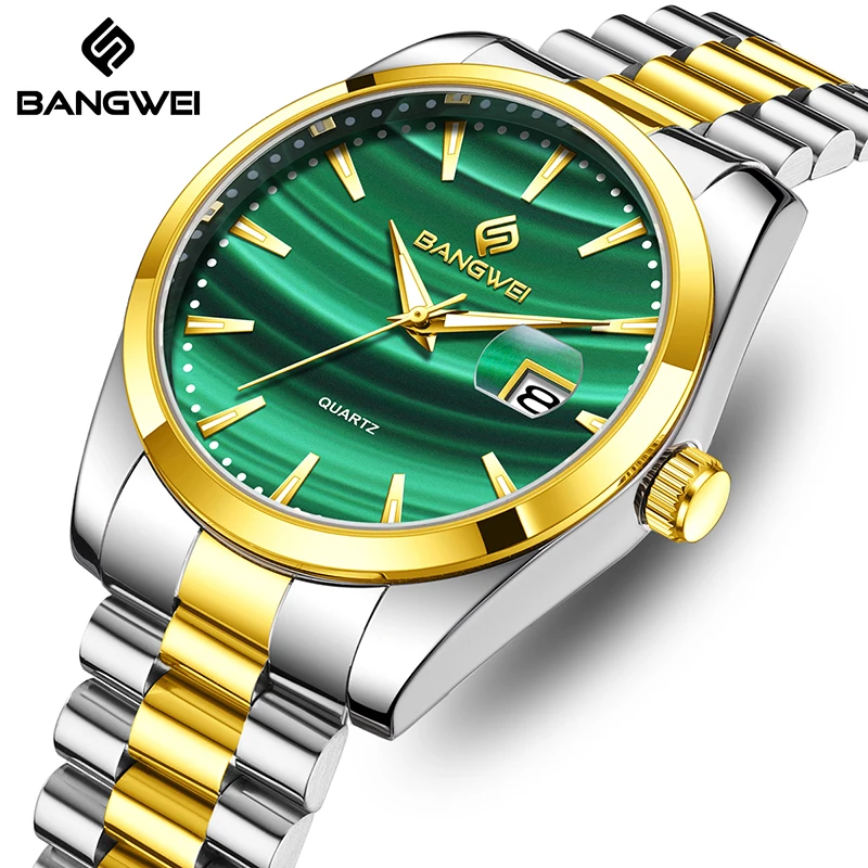 

BANGWEI женские часы модные женские водонепроницаемые часы элегантные светящиеся кварцевые наручные часы из нержавеющей стали женские montre femme + коробка