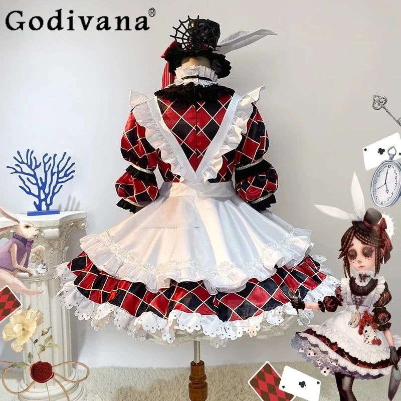 لعبة القوطي فساتين راقية أنثى ملابس الشارع اكسسوارات تأثيري حلي هالوين عيد الميلاد كرنفال ملابس للنساء