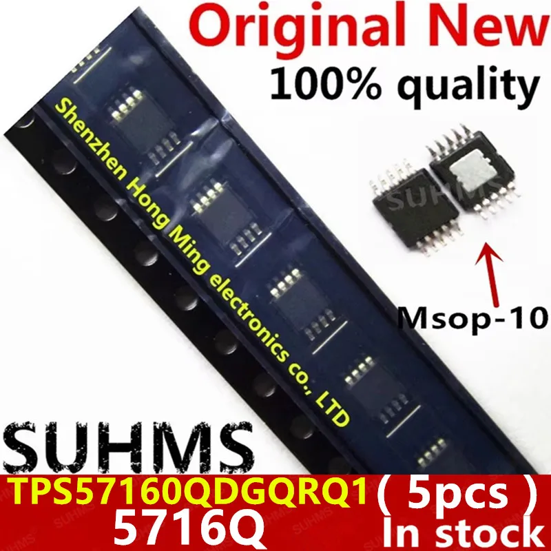 (5 piezas) 100% nuevo Chipset TPS57160QDGQRQ1 TPS57160Q TPS57160 5716Q MSOP-10