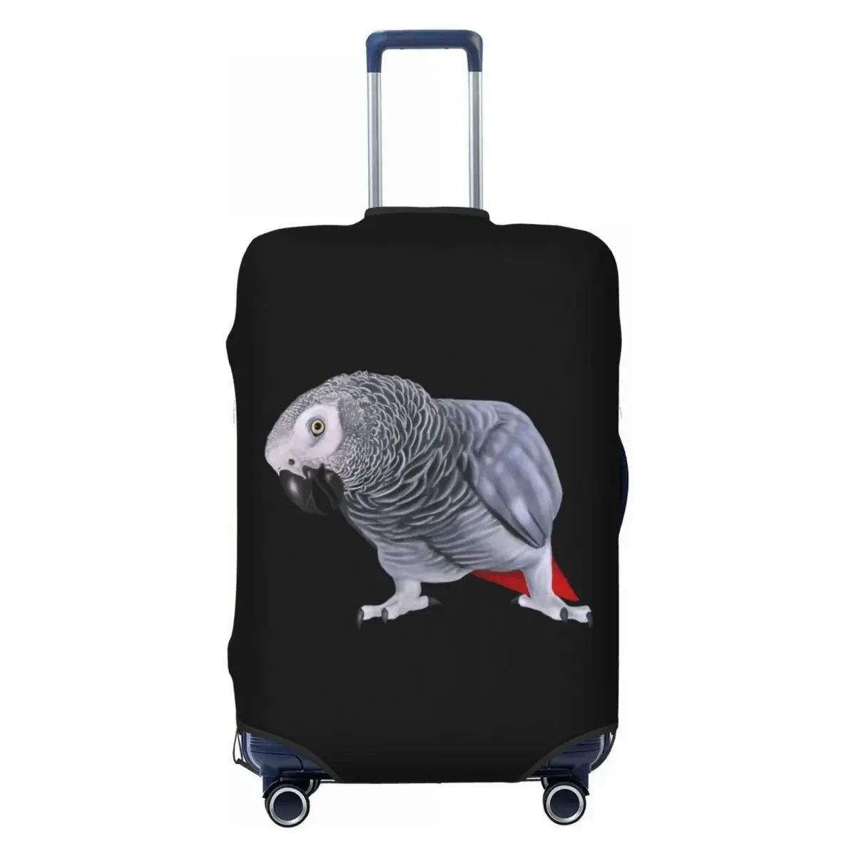 

Custom African Grey Parrot Bird Luggage Cover Elastic Psittacine Travel Suitcase Protective Covers Suit For 18-32 inch