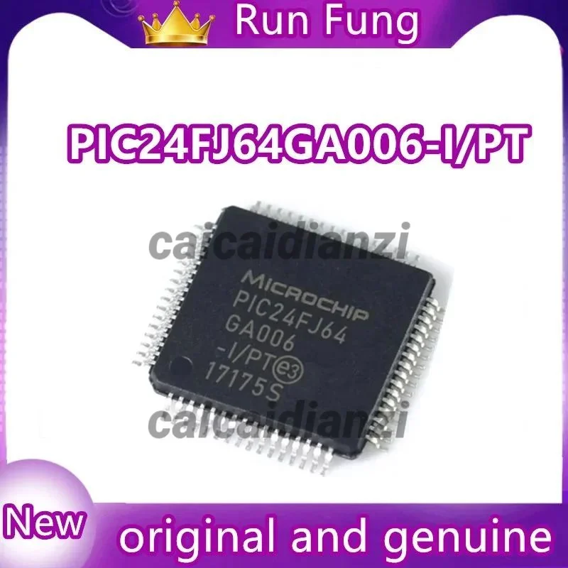 

30-5 шт./лот PIC24FJ64GA006-I/PT PIC24FJ64GA QFP64 16-битный микроконтроллер IC