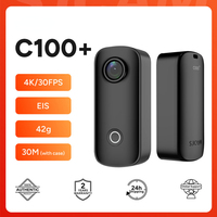 SJCAM-Cámara de acción C100 Plus, 4K, 30M, impermeable, 2,4G, WiFi, para deportes de acción,