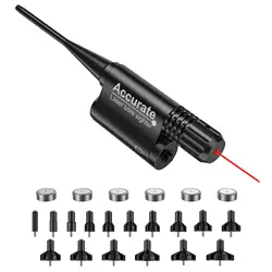 EZshoot Bore Sight Kit Red Laser Boresighter per calibro da 0.17 a 12GA per telescopio ottico da caccia o da tiro