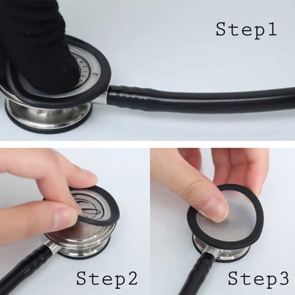 1Set Durable Soft Silicone Earplugs/diaphragm/children Suspension Diaphragm Stethoscope Vibrating Membrane Frequency Conversion