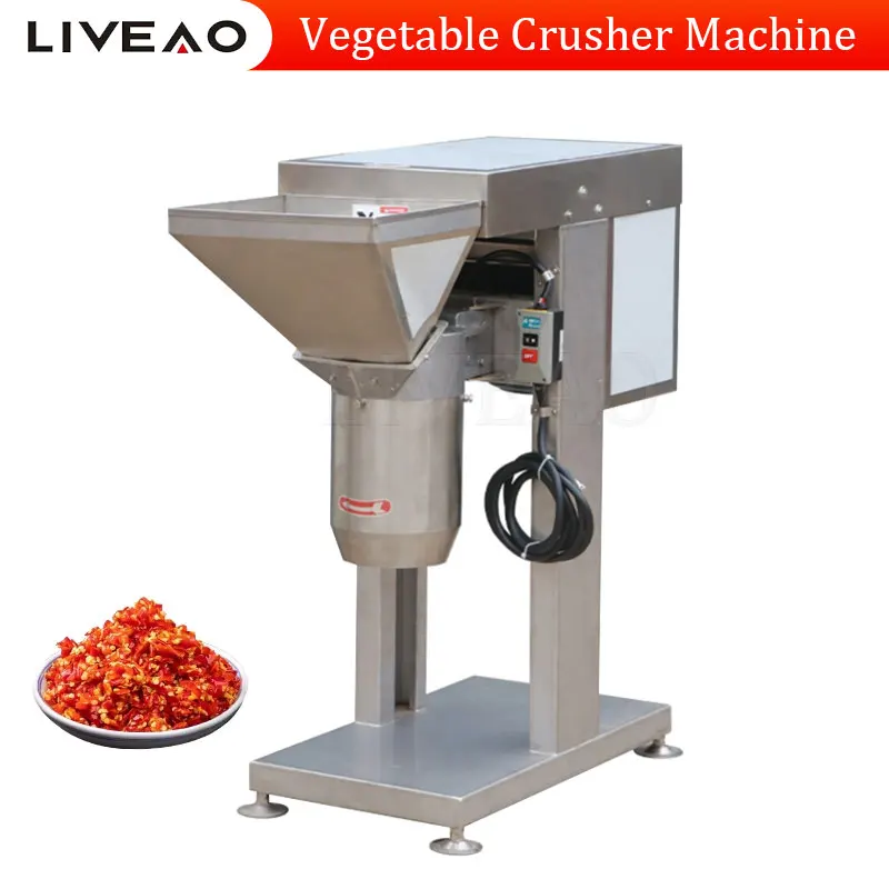 

Vegetable Garlic Chop Onion Chili Grinder Industrial Ginger Make Small Automatic Mash Potato Machine