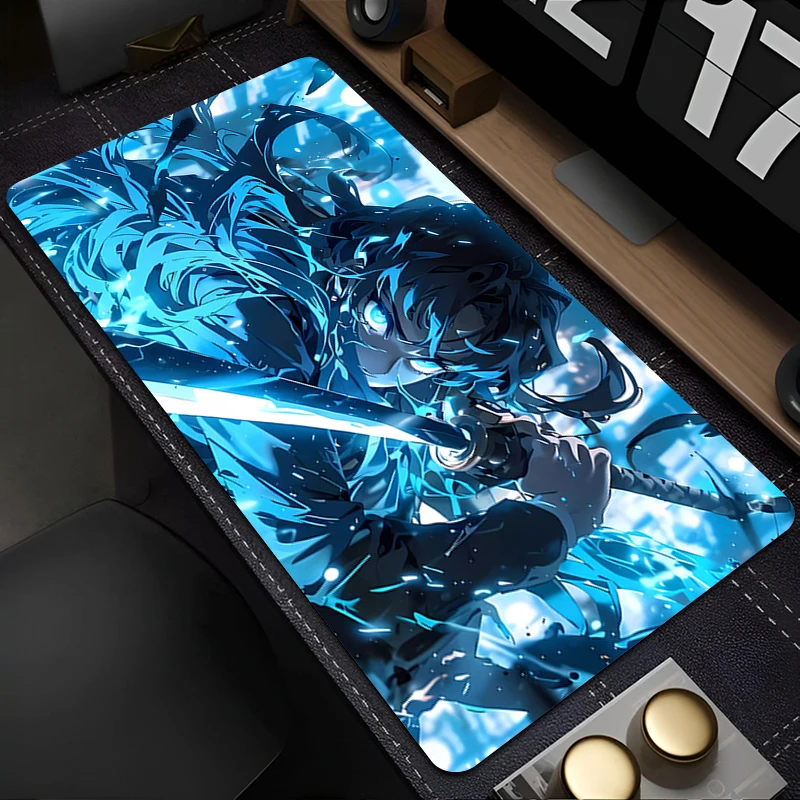 

Mousepad Mouse Pad Gaming Accessories Office Keyboard Pad Large Desk Mat D-demon Slayer Tokitou Muichirou PC Rubber Extended Pad
