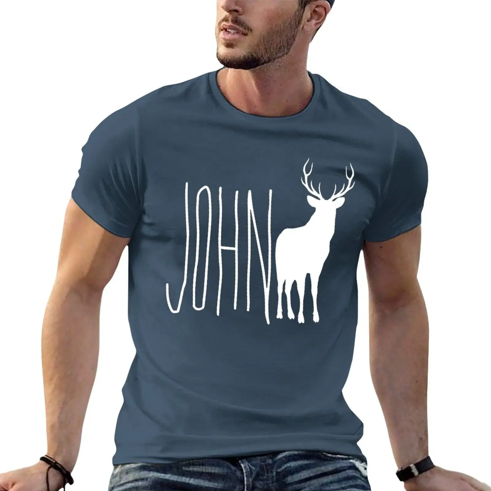 

John Deer T-Shirt tops sweat shirts summer tops funnys black t-shirts for men