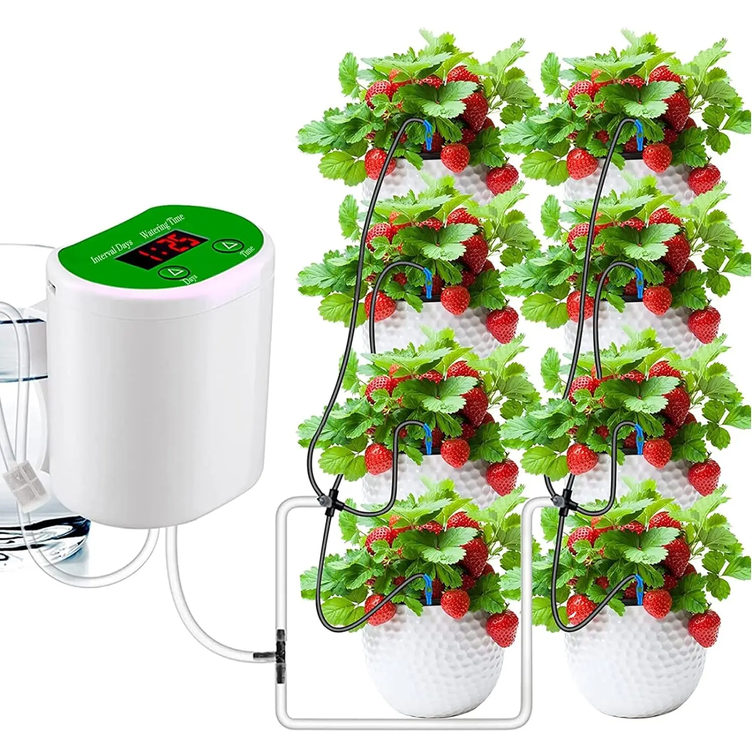 Outdoor Garden Plant Watering Devices Solar Irrigation Automatic Plant Watering System USB Power Solar Drip Irrigation System