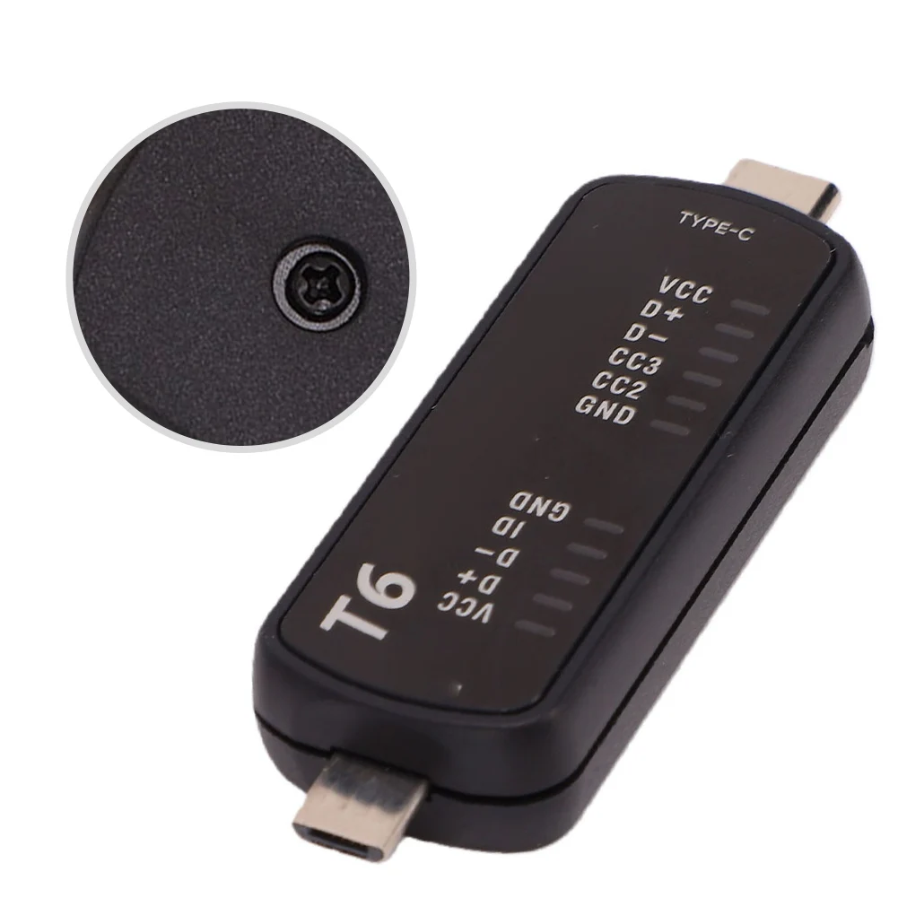 for T6 Compact Charging Port Tester with Dual Compatibility for Accurate Voltage and Continuity Checks on Modern Electronics