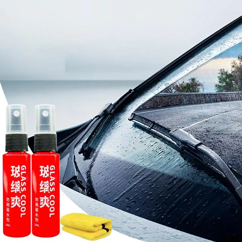 Windshield Oil Film Remover Gentle Automotive Glass Cleaner Automotive Oil Film Cleaner Fast Acting Glass Oil Film Cleaner Car