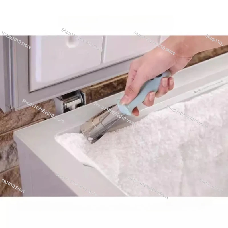 Stainless Steel Household Ice Shovel, Refrigerator Deicer Tool, Kitchen Cleaning Gadget for Frost Removal