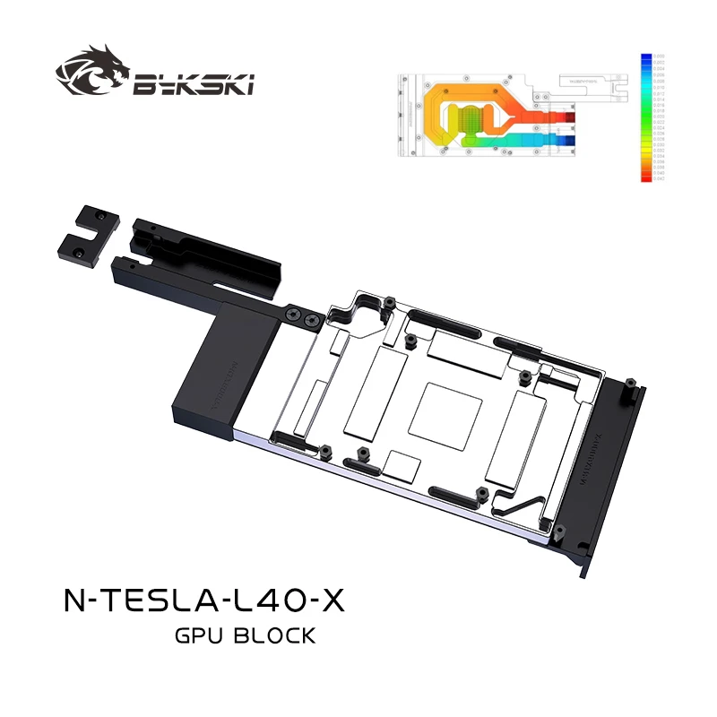 

Bykski GPU Block for NVIDIA TESLA L40 Video Card Water Cooling/All Metal Copper Radiator N-TESLA-L40-X