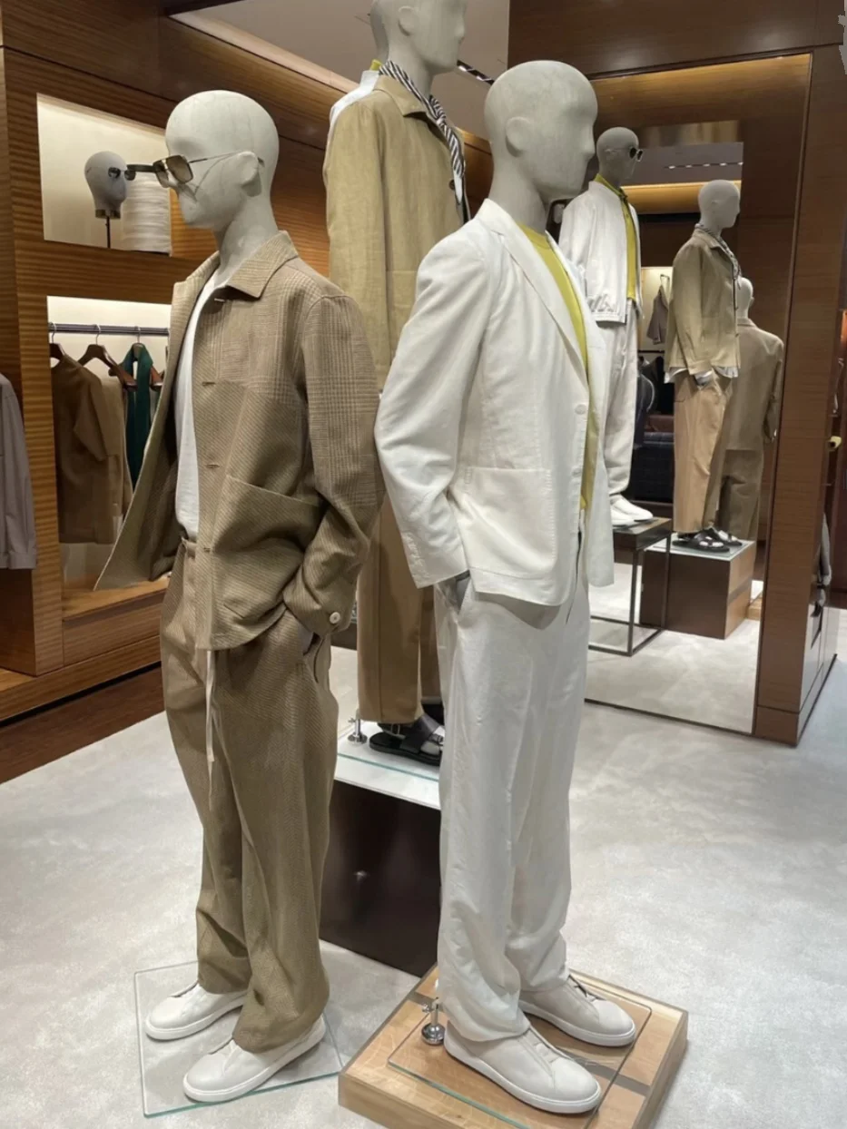 

Hemp Fiber Men's Summer Casual Pants Breathable Cool Cotton Linen Straight Leg Faion Urban Long Trousers