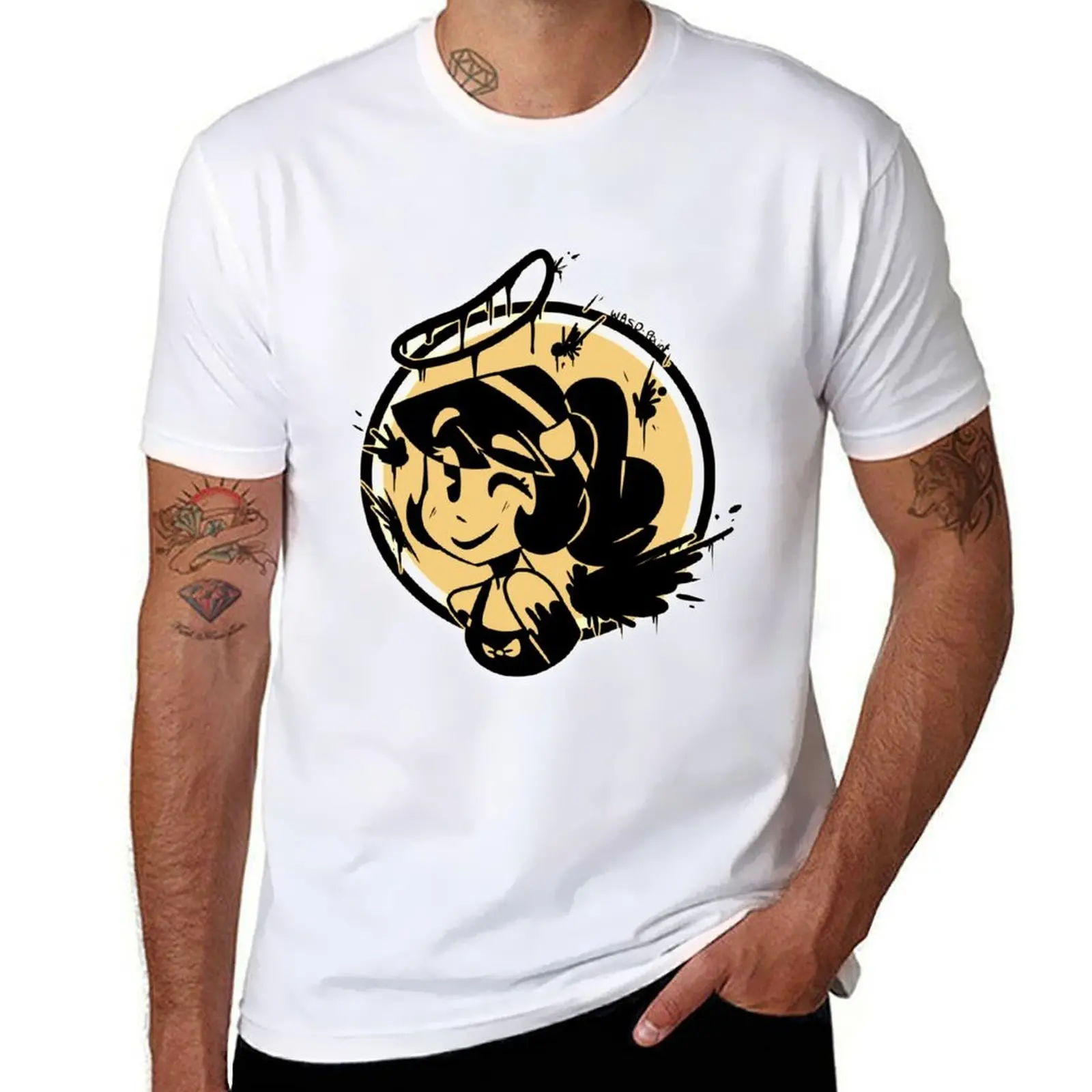 

Allison angel T-Shirt cotton t shirt pack man t shirt cotton T-Shirt