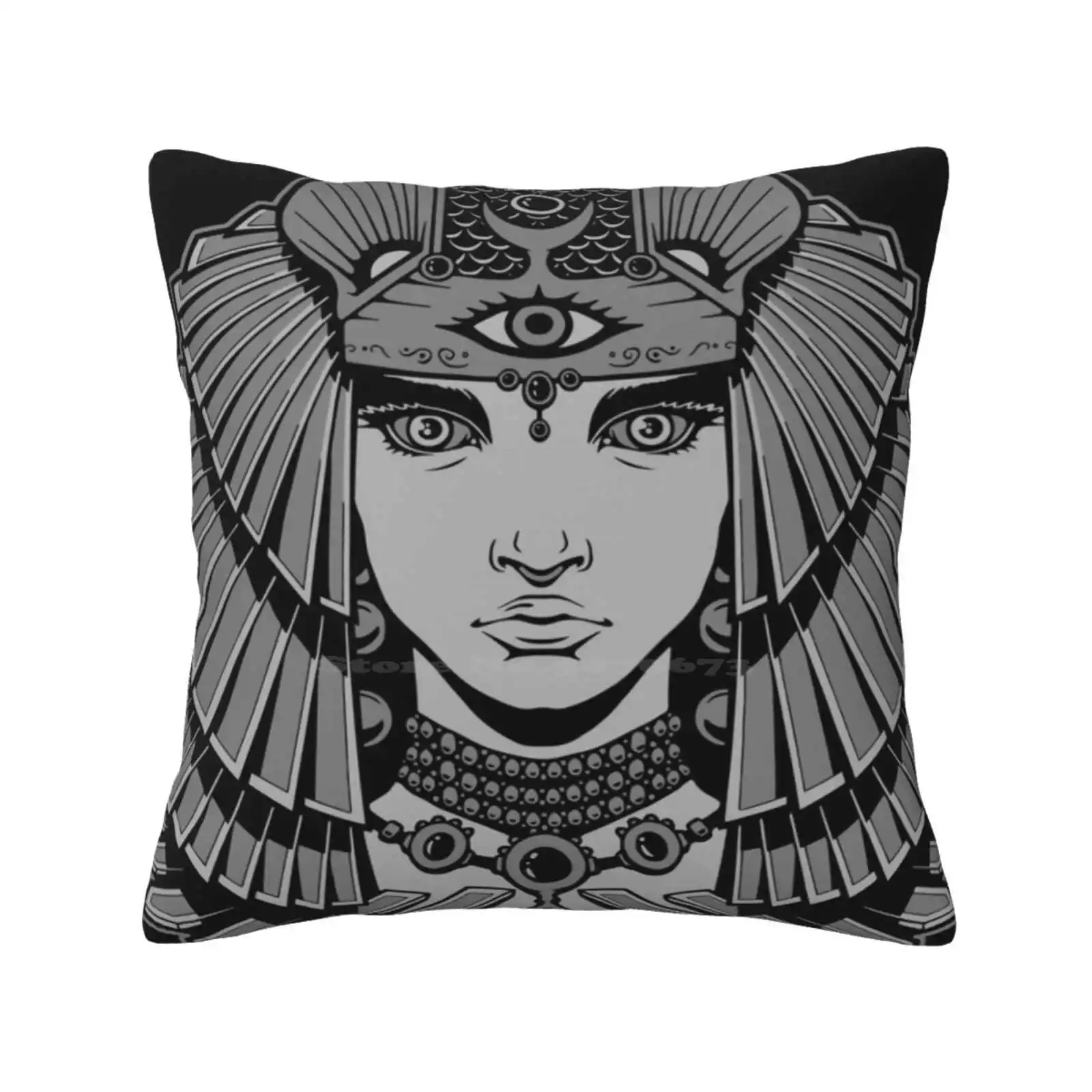 Goddess Pillowslip Pillowcase Goddess Woman Princess Girl Power Female Egyptian Beautiful Religion Occult Witch Mummy Tomb