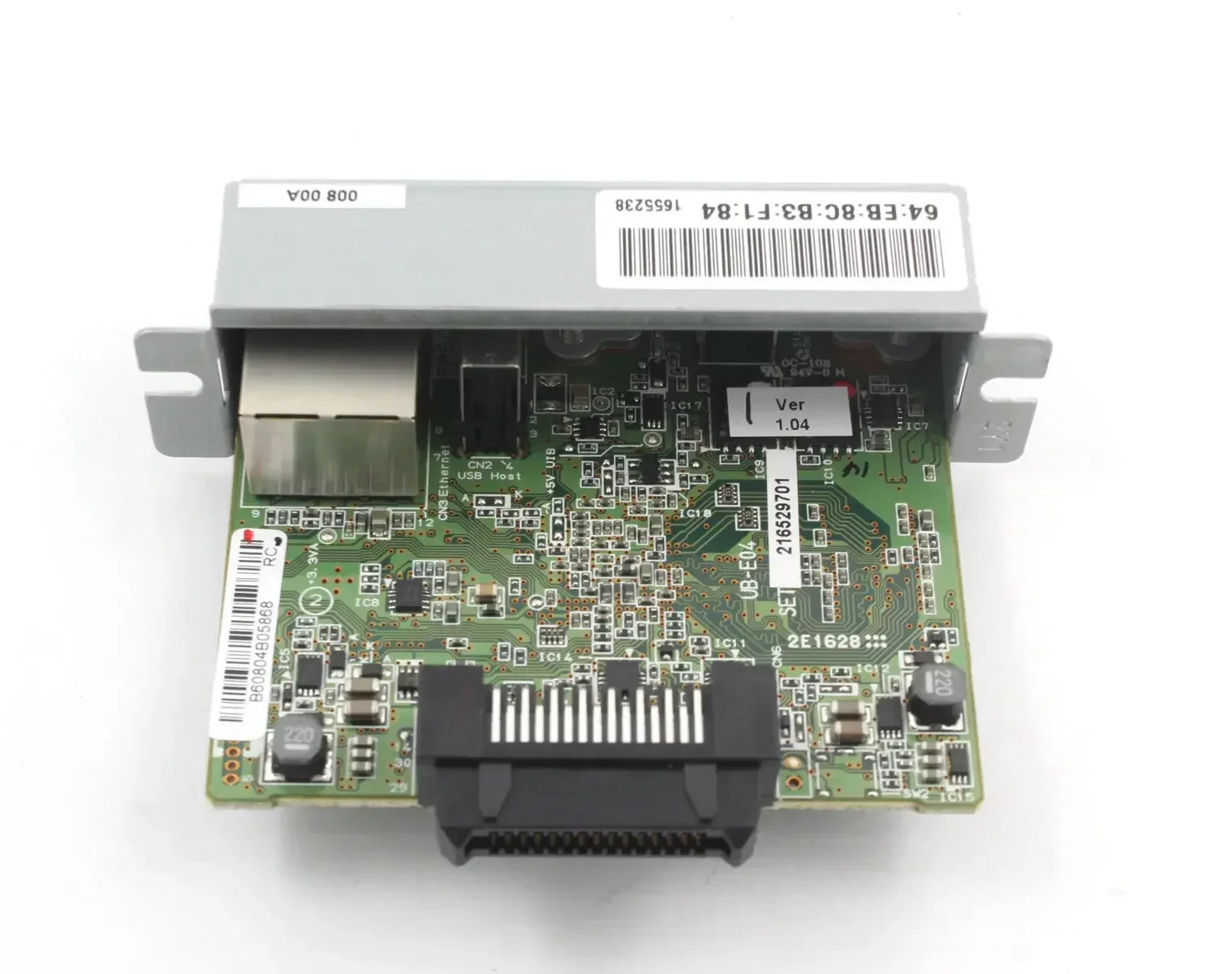 New orginal Ethernet port Card UB-E04 For Epson TM-T88IV T88V T20ii U220 330 210 950 L90 H5000 6000