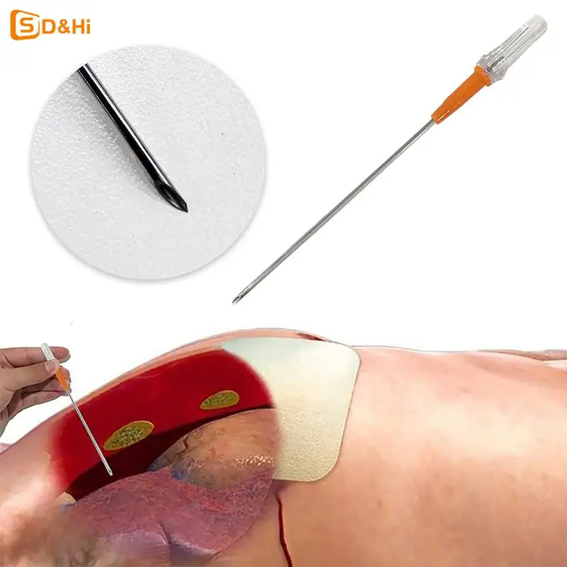 Rescue Pneumothorax Needle Trauma Medical Chest Cathether Needlecatheter Needle Decompression First Aid Kit