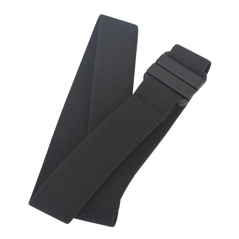 New Unisex Buckle-Free Elastic Belt For Jeans Pants Dress Stretch Waist For Women Men No Buckle Without Buckle Free Belts